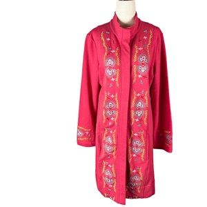 Sundance Pink Embroidered Jacket